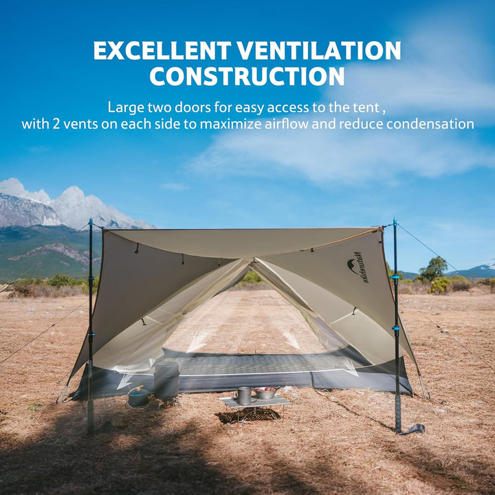 Mongar™ UL 2-Person Ultralight Backpacking Tent - Naturehike