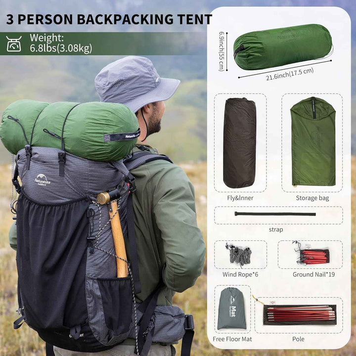 Opalus™ 3-Person 4-Season Tunnel Tent