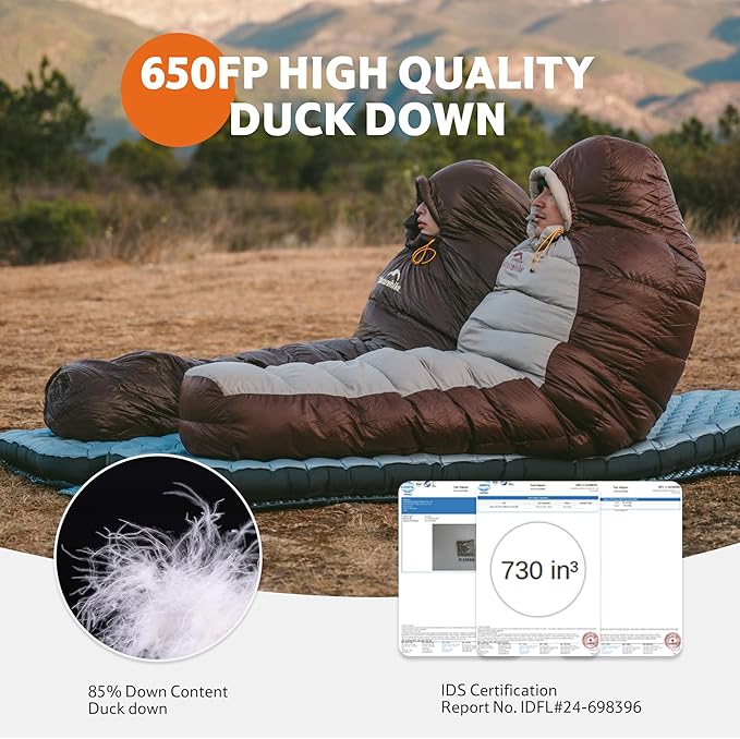 Snowbird™ SP400 Down Mummy Sleeping Bag 39°F / 3.8°C - Naturehike