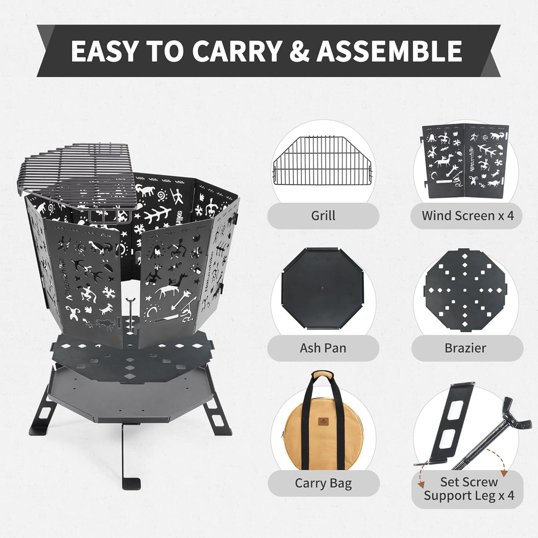 Totem™ Portable Folding Fire Pit - Naturehike