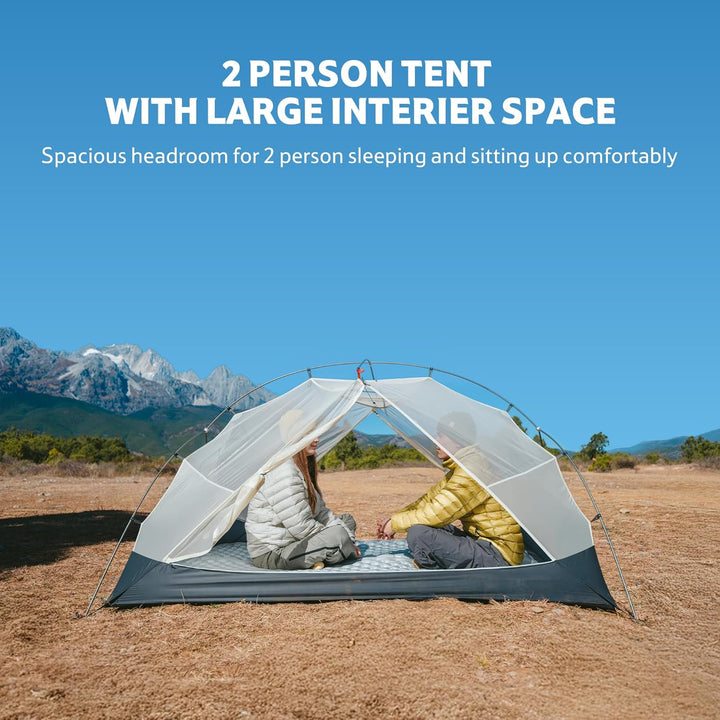 Mongar™ UL 2-Person Ultralight Backpacking Tent - Naturehike