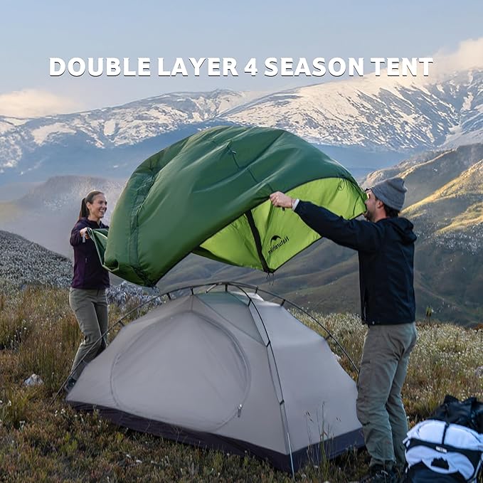 Cloud River™ Pro 2-Person 4-Season Backpacking Tent - Naturehike