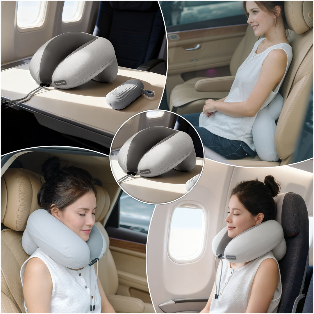 Yugu™ U-Shape Inflatable Travel Neck Pillow