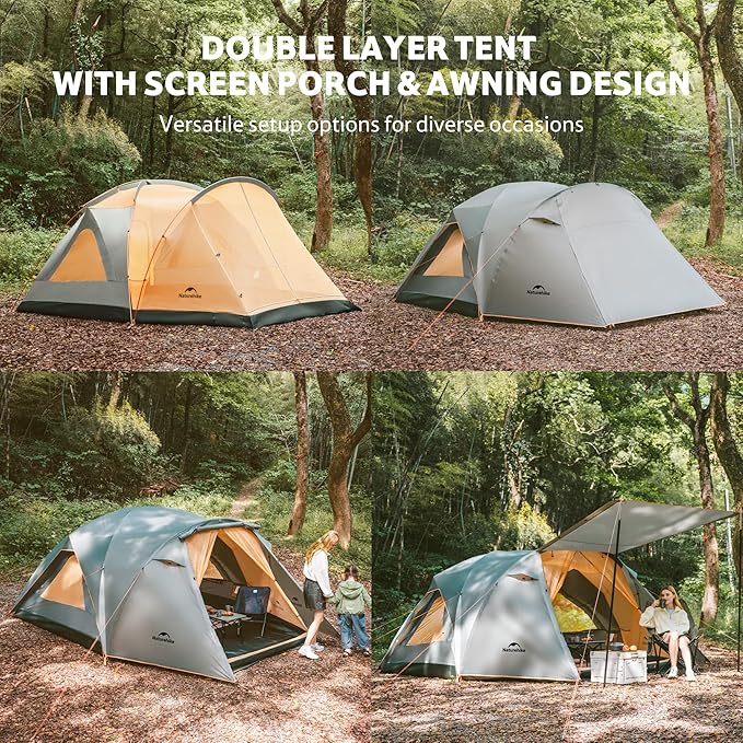 KOTA™ 8-Person Camping Tent - Naturehike