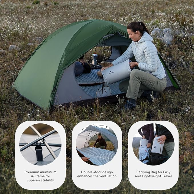 Cloud River™ Pro 2-Person 4-Season Backpacking Tent - Naturehike
