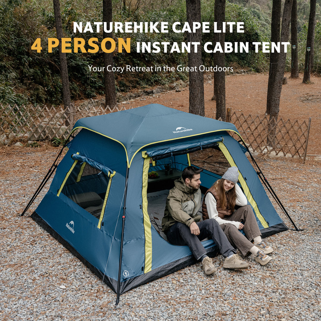 Cape™ Lite 4-Person Instant Cabin Tent - Naturehike