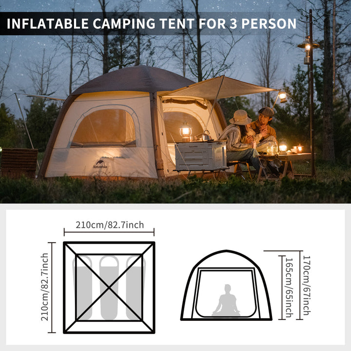 Ango Air™ Inflatable Camping Tent - Naturehike