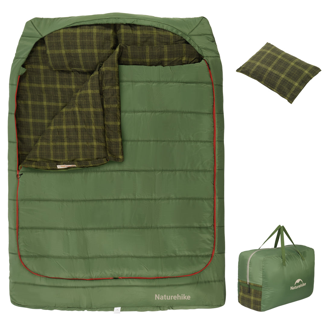 AutumnField™ Double Synthetic Sleeping Bag 43°F / 6°C - Naturehike