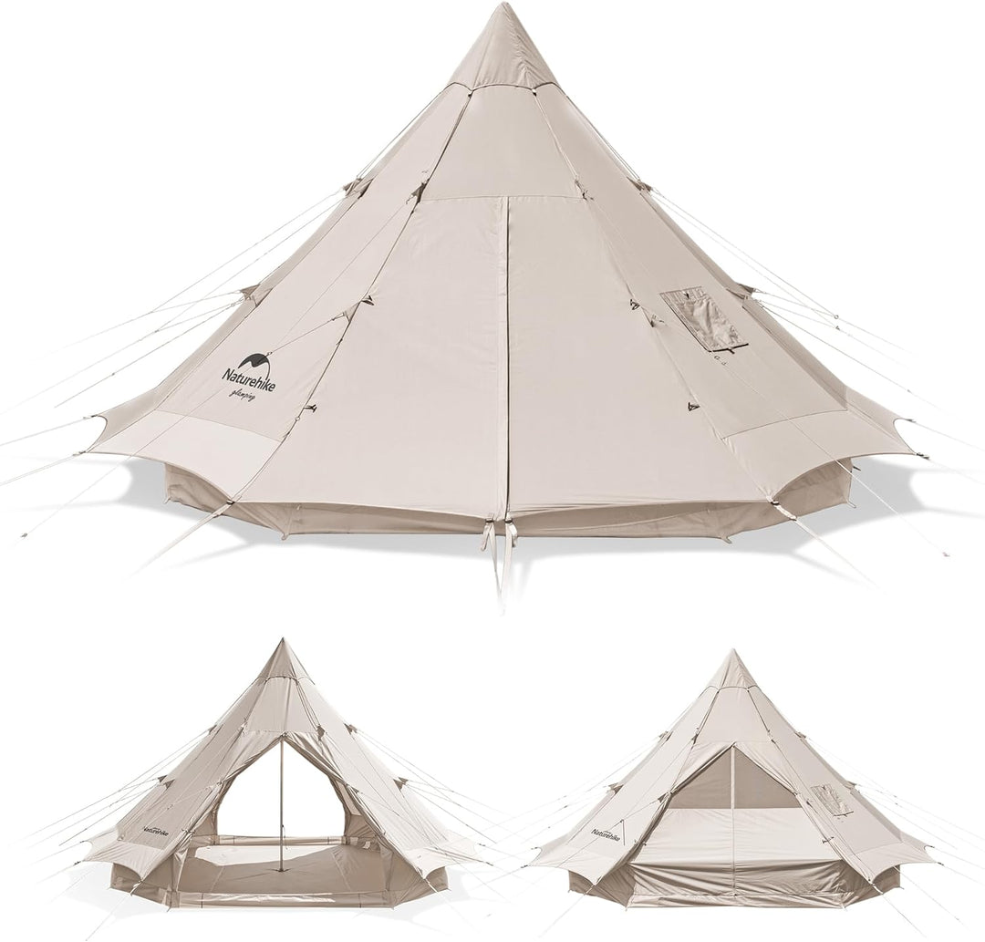 Brighten 12.3 4 Person Glamping Tent - Naturehike