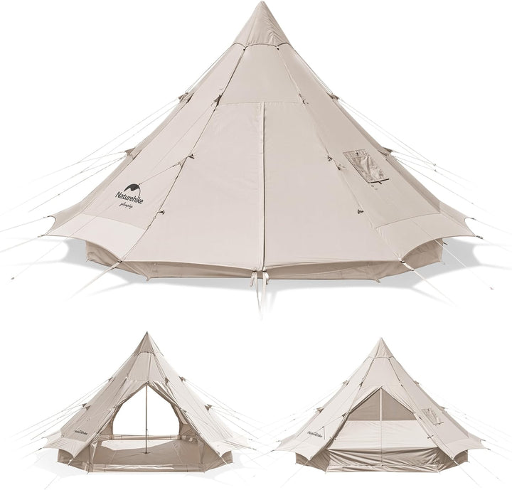 Brighten 12.3 4 Person Glamping Tent - Naturehike