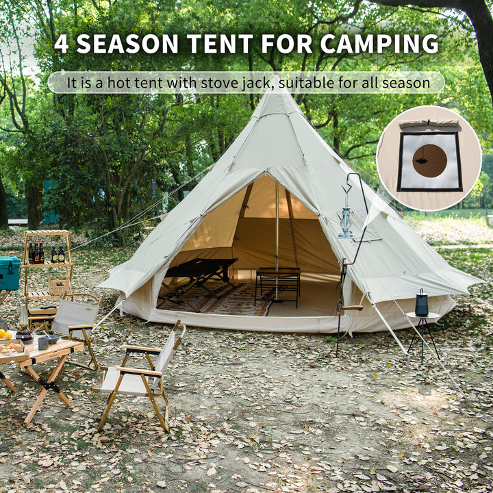 Brighten 12.3 4 Person Glamping Tent - Naturehike