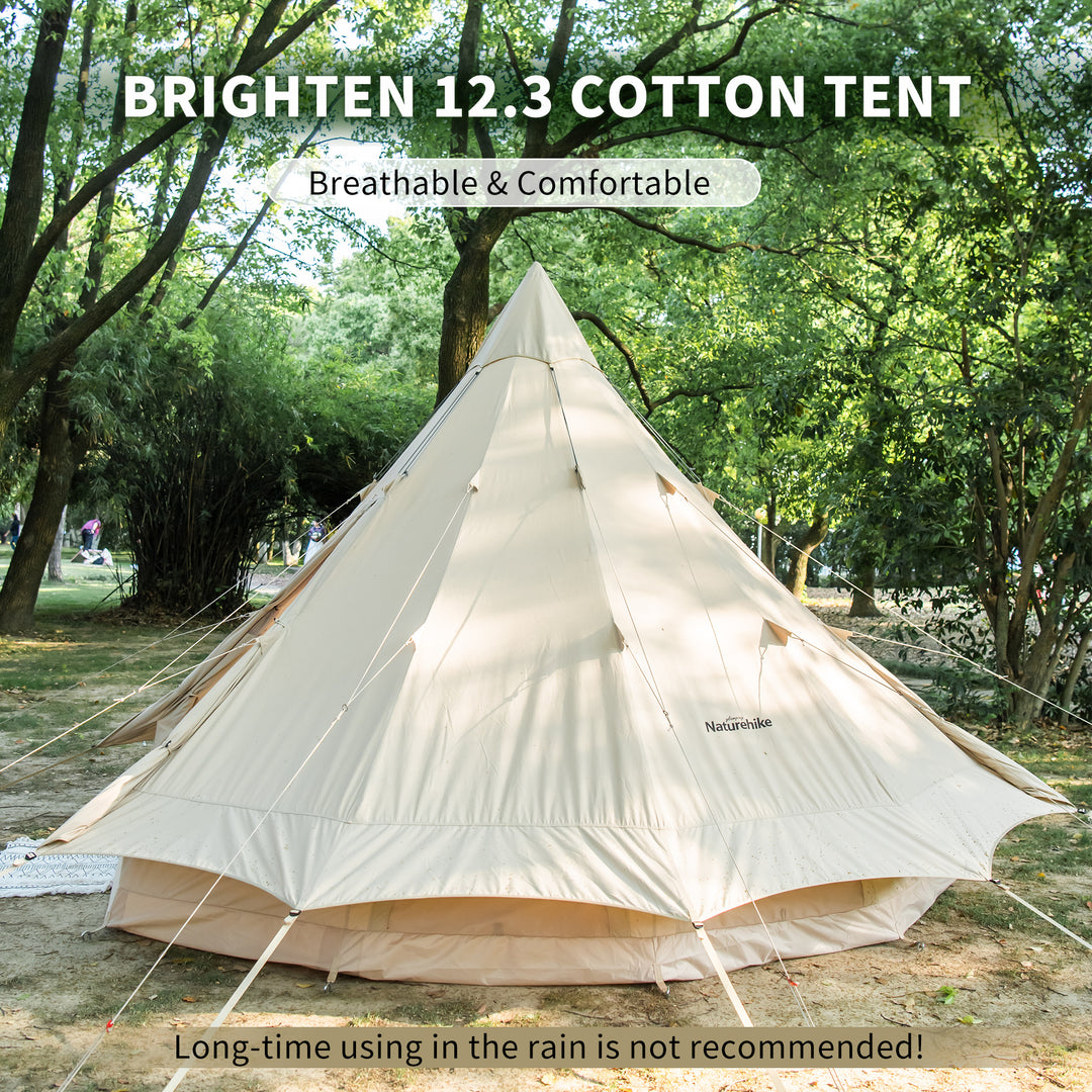 Brighten 12.3 4 Person Glamping Tent - Naturehike