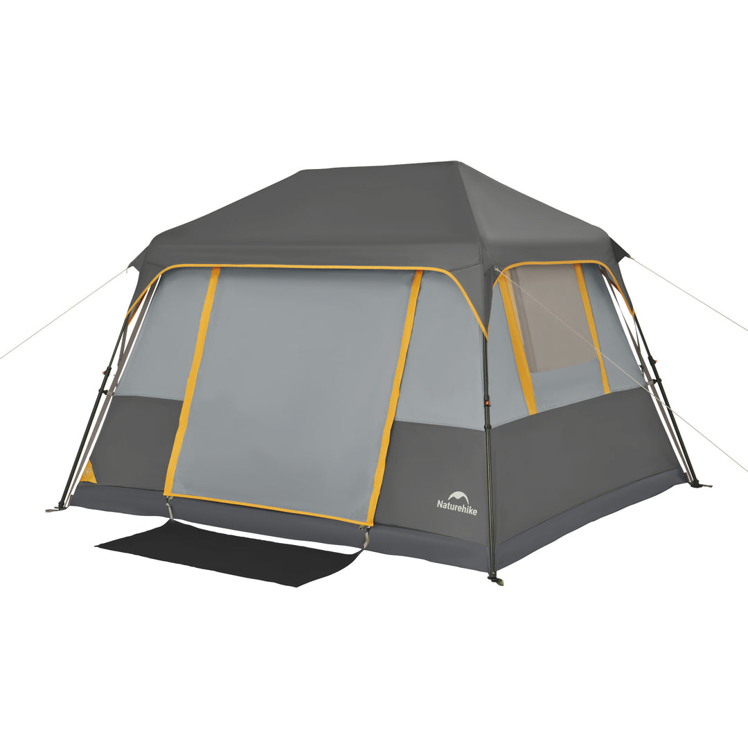 Cape™ 5.2 4-Person Square Pop-Up Camping Tent - Naturehike