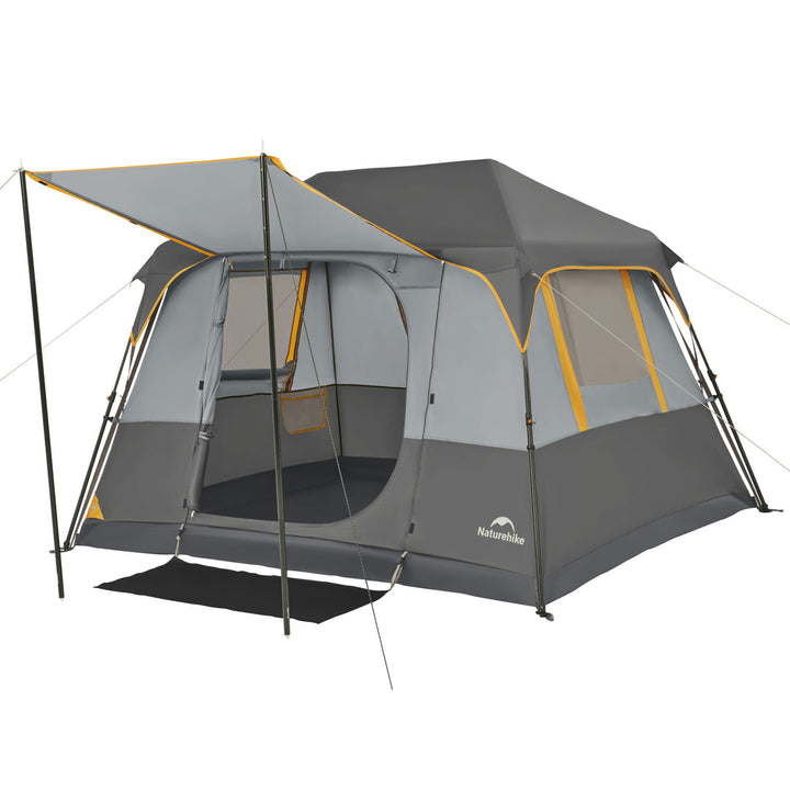 Cape™ 5.2 4-Person Square Pop-Up Camping Tent - Naturehike