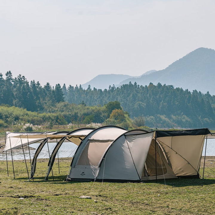 Durable aluminum pole structure with secure clip system