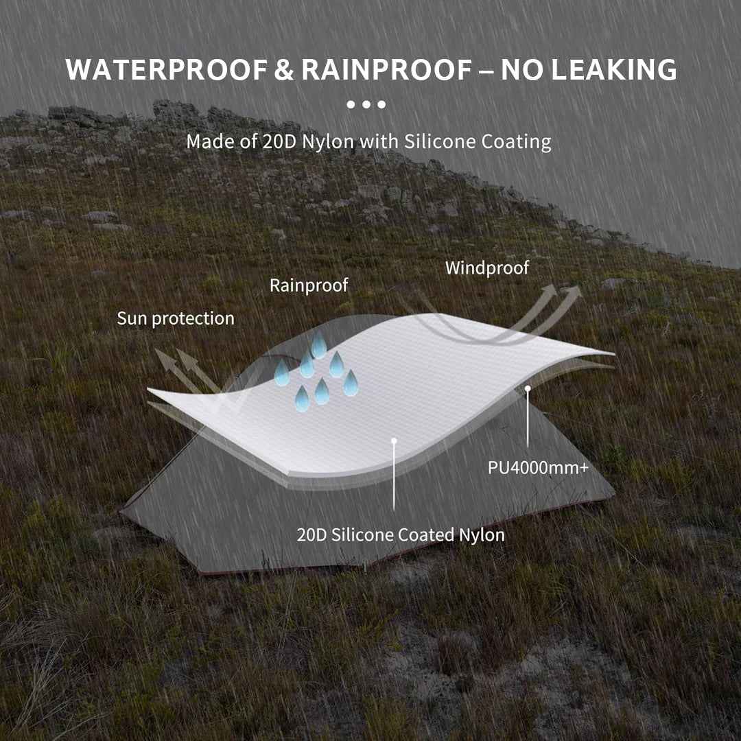Cloud Up™ 3-Person Ultralight Backpacking Tent