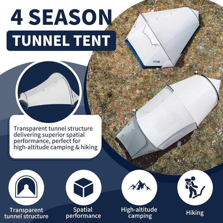 DABAN™ 2-Person Ultralight 4-Season Tunnel Tent - Naturehike