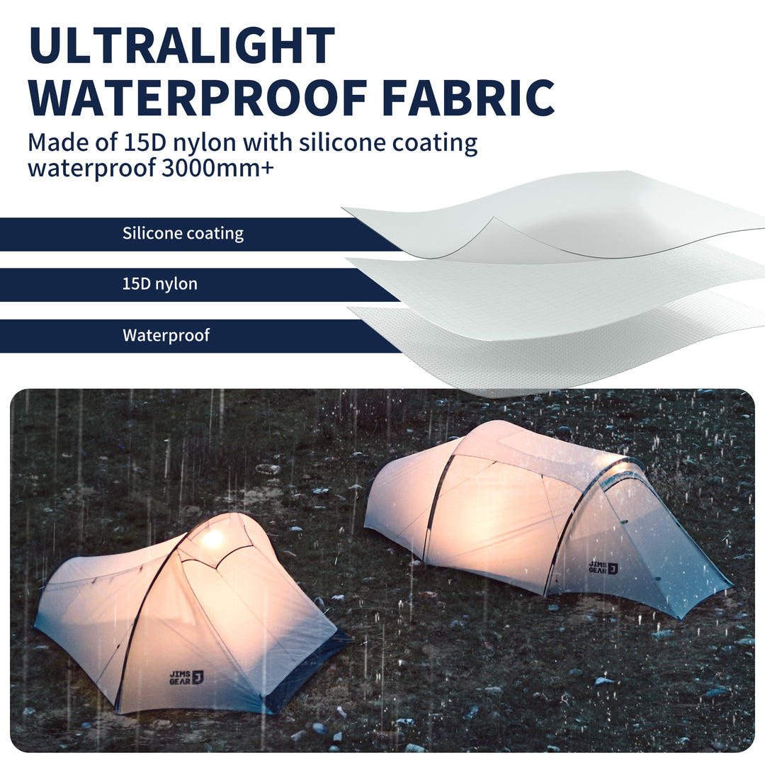 DABAN™ 1-Person Ultralight 4-Season Tunnel Tent - Naturehike