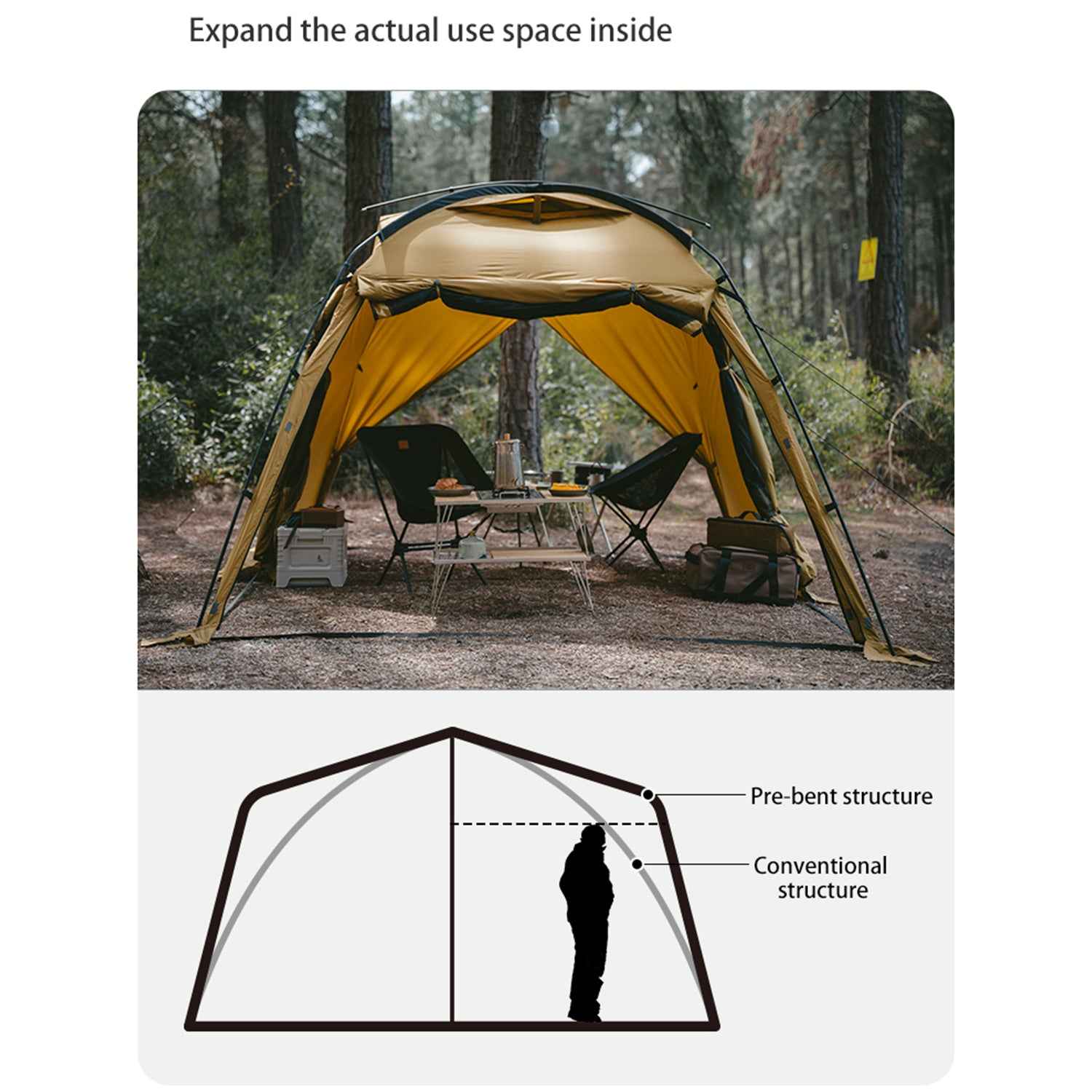 Dune™ 7.6 3-Person Hot Tent