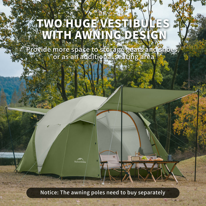 KOTA™ 4-Person Camping Tent - Naturehike