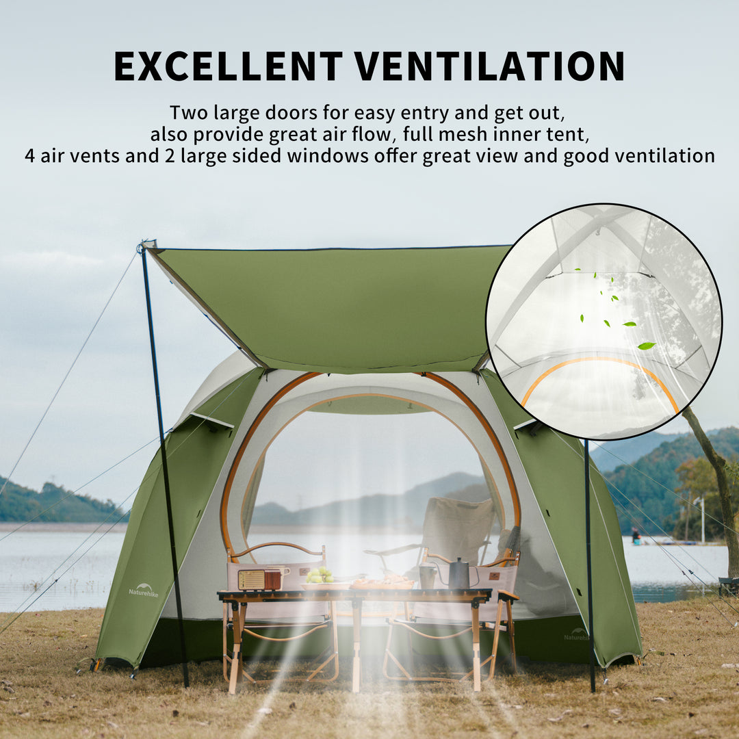 KOTA™ 4-Person Camping Tent - Naturehike