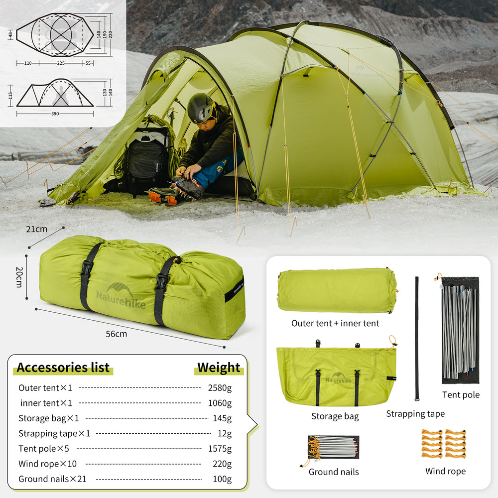 lgloo 3 Camping 4 Season Tent - Naturehike