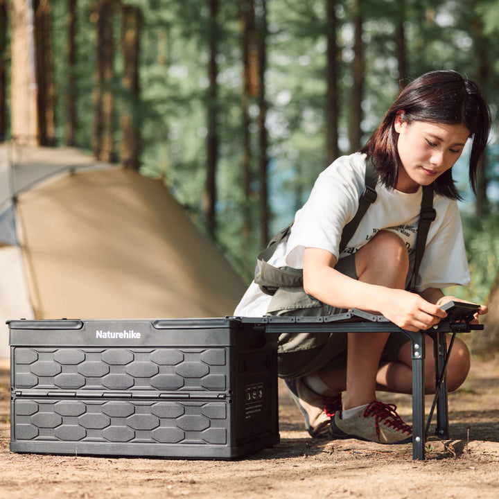 aturehike Camping Table and Box in folded compact state