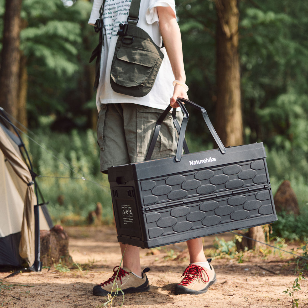 Naturehike Camping Table and Box in folded compact state