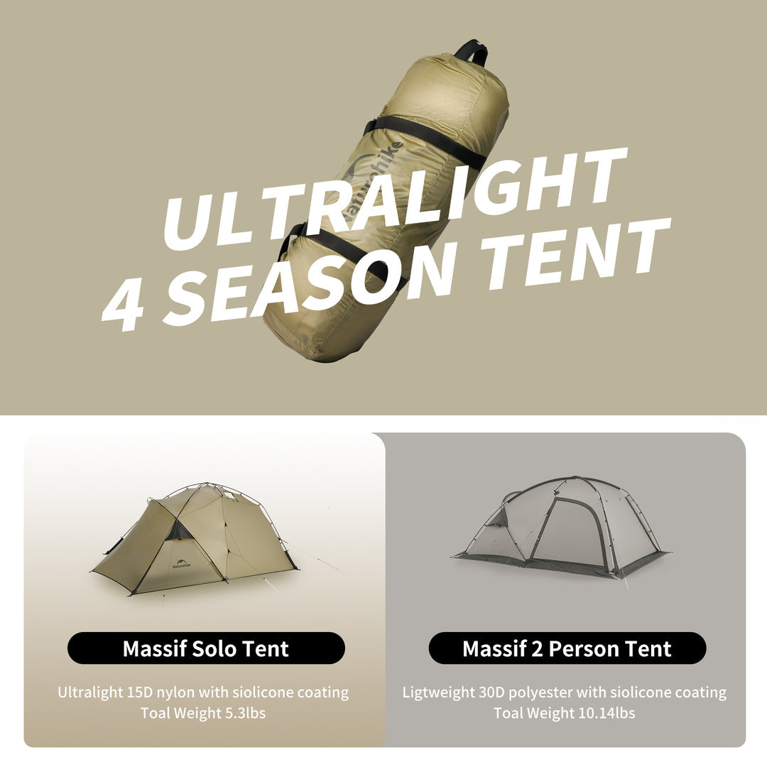 Massif™ Solo 2-Person Hot Tent - Naturehike