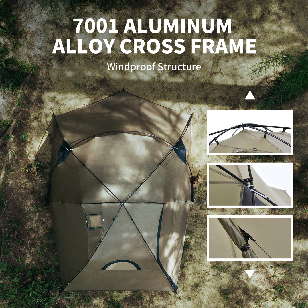 Massif™ Solo 2-Person Hot Tent - Naturehike
