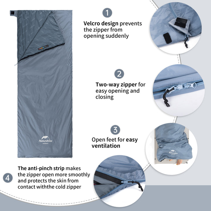 LW180™ Synthetic Sleeping Bag 59°F / 15°C - Naturehike