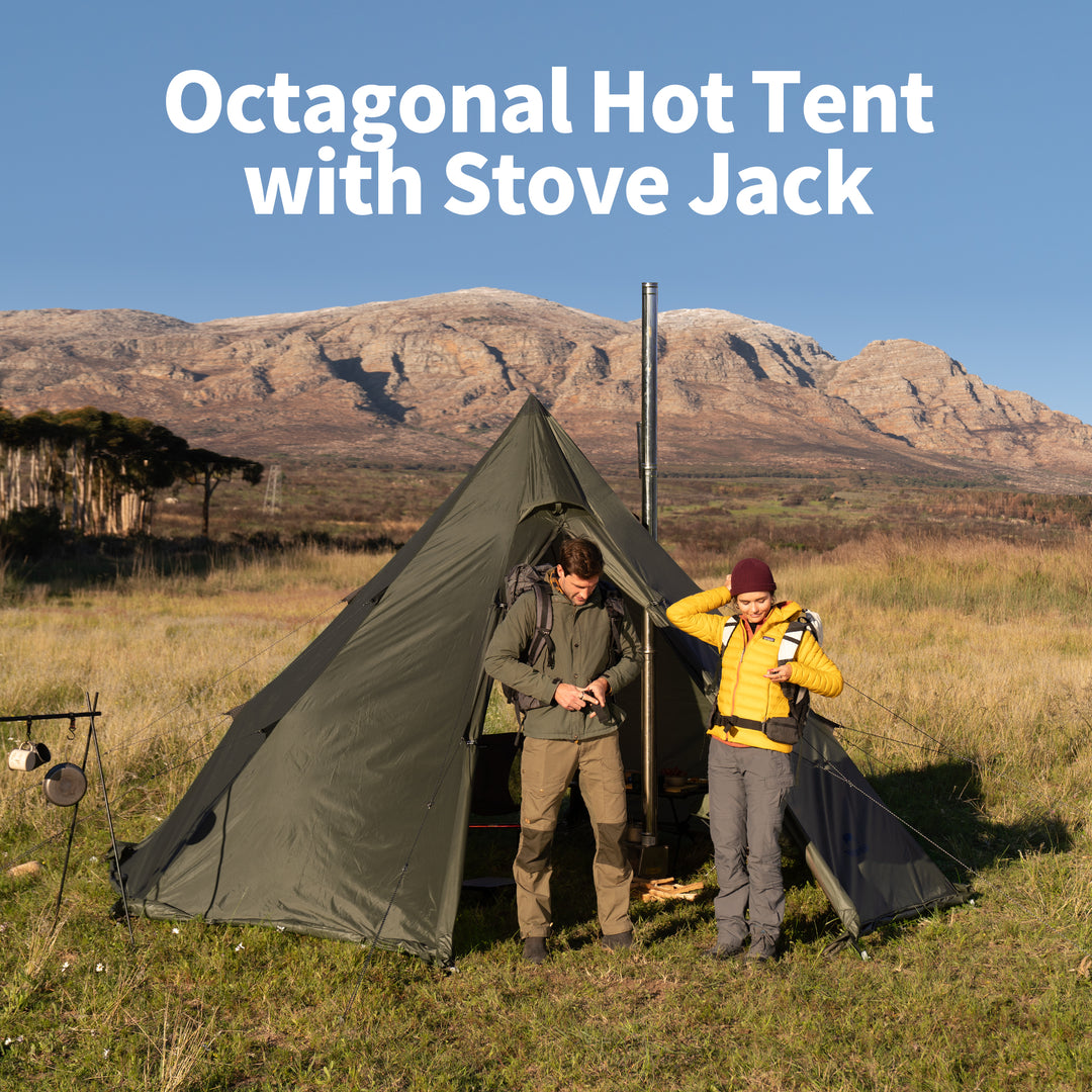 Ranch Fire™ 6-Person Octagonal Hot Tent - Naturehike