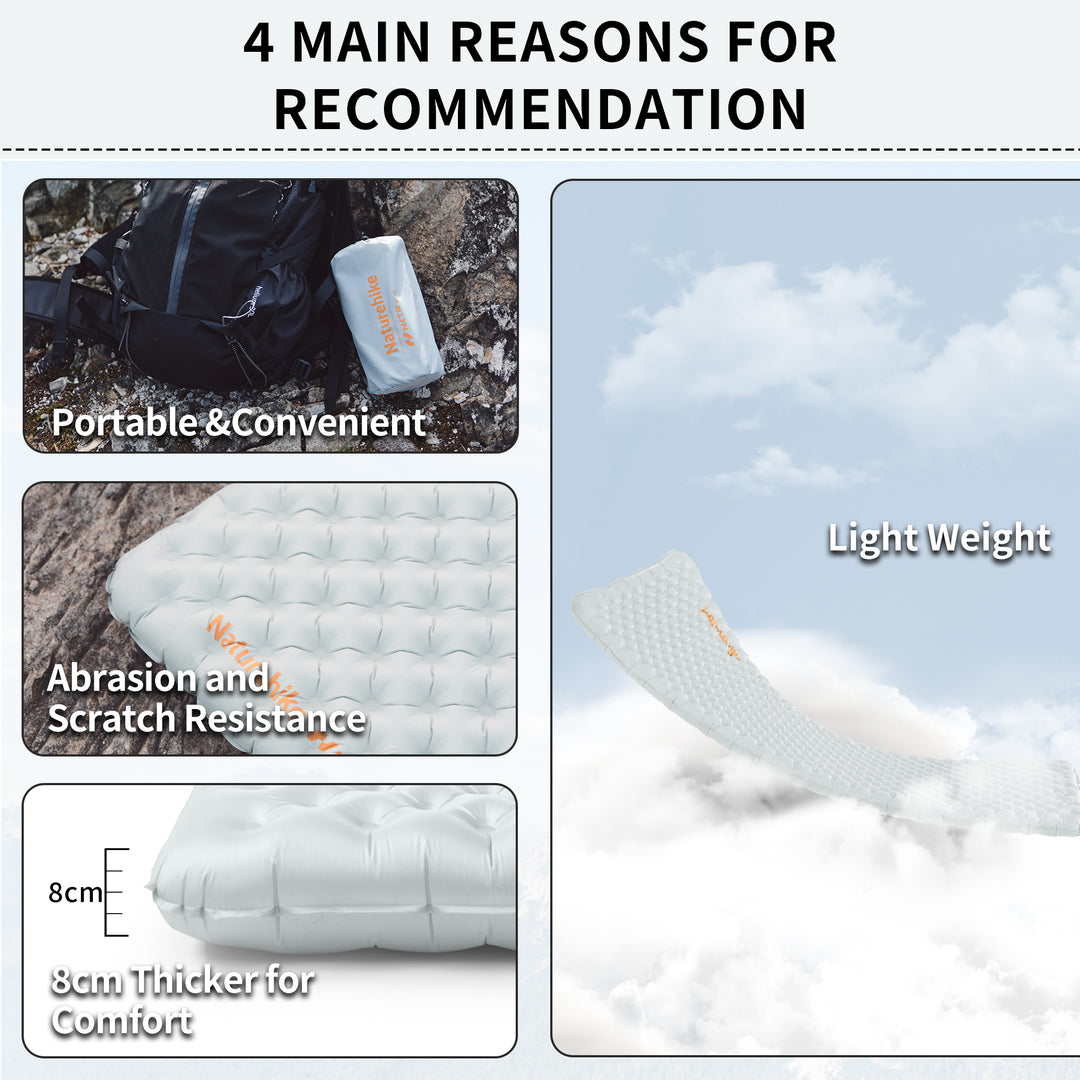 TuYe™ R3.2 Ultralight Inflatable Pad - Naturehike