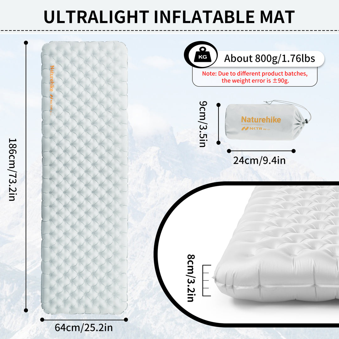 TuYe™ R3.2 Ultralight Inflatable Pad - Naturehike