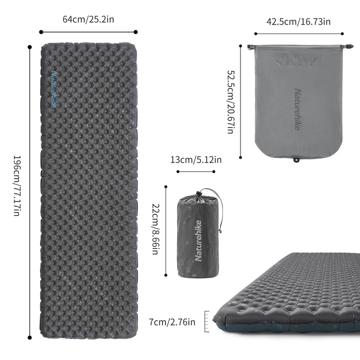 TuYe™ R3.5 Ultralight Inflatable Pad - Naturehike