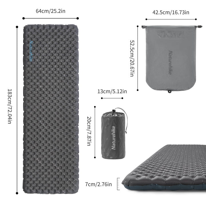 TuYe™ R3.5 Ultralight Inflatable Pad - Naturehike