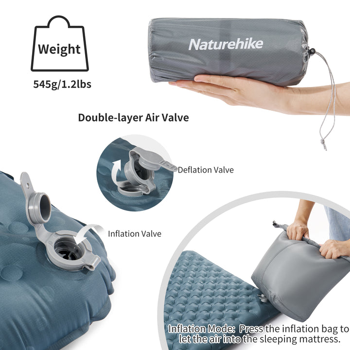 TuYe™ R3.5 Ultralight Inflatable Pad - Naturehike