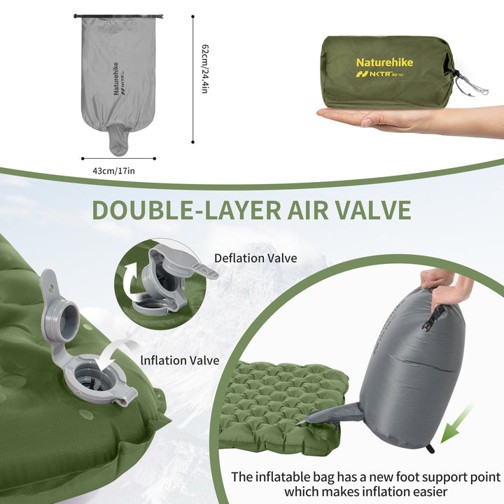 TuYe™ R4.6 Ultralight Inflatable Pad - Naturehike