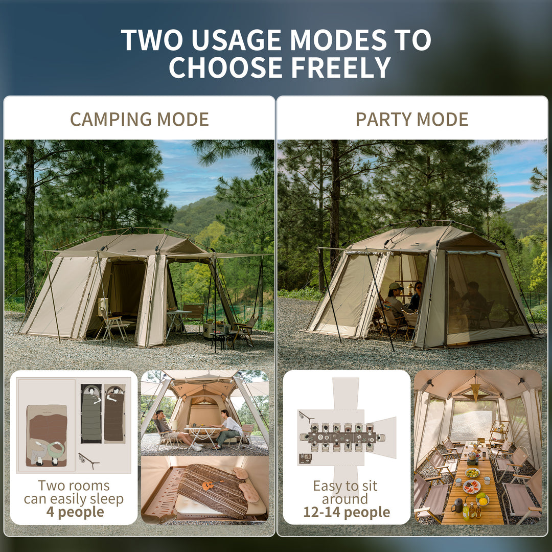 Village 13 Ridge Quick-Set Tent - Naturehike