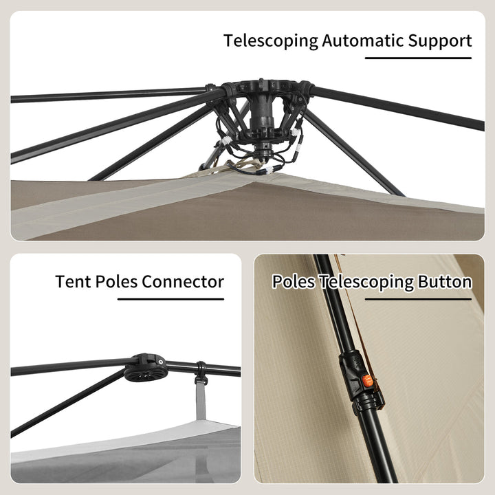 Village Suite Roof Automatic 4 Season Tent - Naturehike