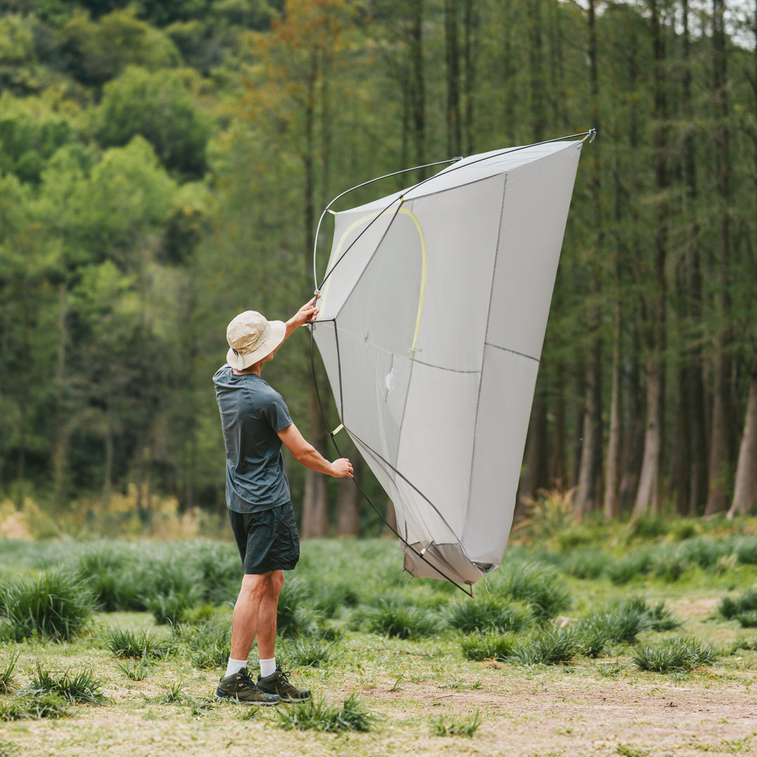 Naturehike Star Trail 1-Person Tent weighing only 2.3 lbs, ultralight and compact, perfect for solo backpacking and hiking.