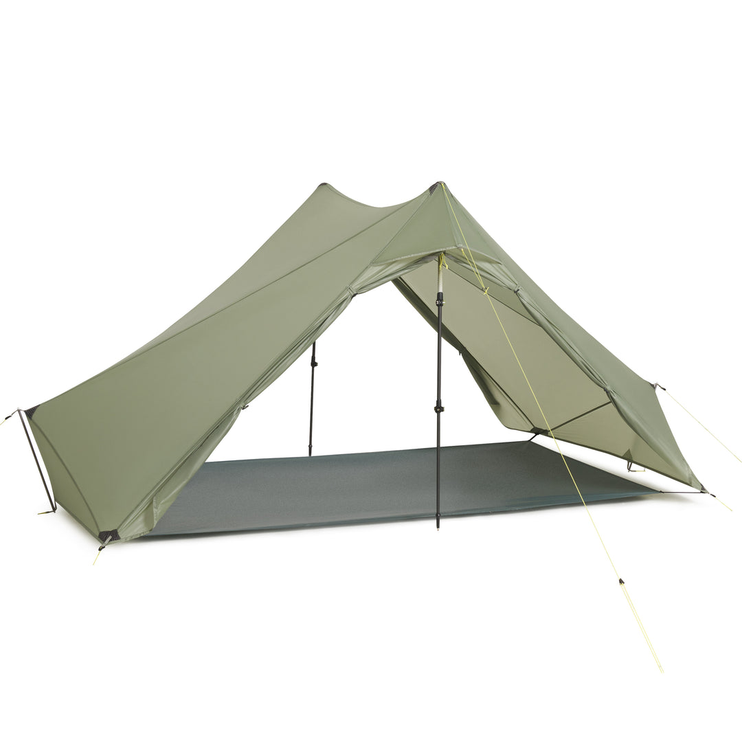 Naturehike Summiture UL 2 tent outer structure displayed on white background, showing stable tower frame and setup design, highlighting ultralight and compact features, suitable for hiking, backpacking, and best lightweight tents on sale.