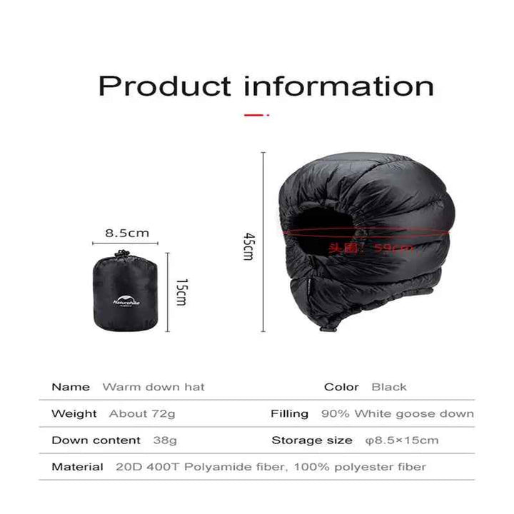 Ultralight Down Insulated Hat